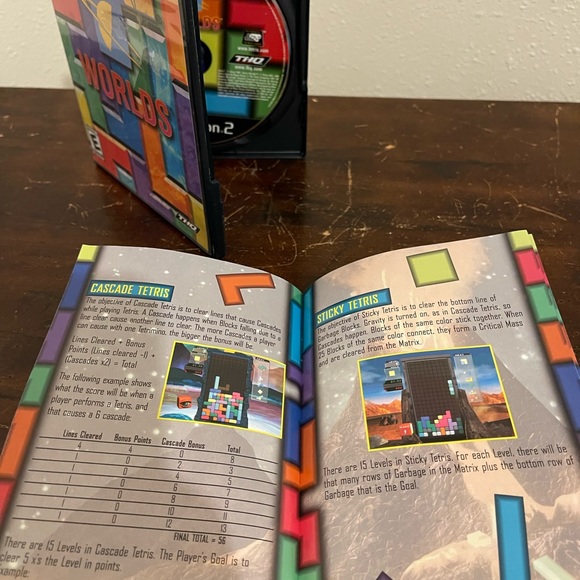 Tetris Worlds PS2 Sony PlayStation 2 Complete w/Manual Tested - Picture 2 of 6